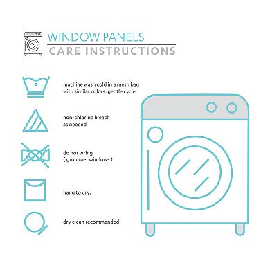 Lush Decor Bayview Window Curtains Set