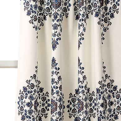 Lush Decor 2-pack Keya Medallion Room Darkening Window Curtains - 52" x 84"