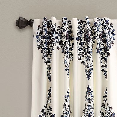 Lush Decor 2-pack Keya Medallion Room Darkening Window Curtains - 52" x 84"