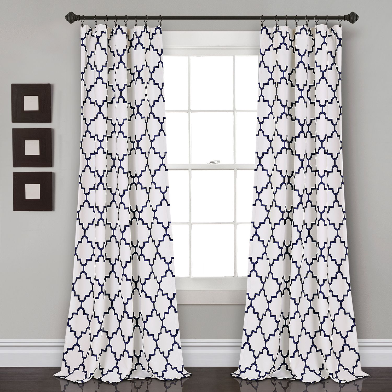 Lush Decor 2 Pack Bellagio Room Darkening Window Curtains