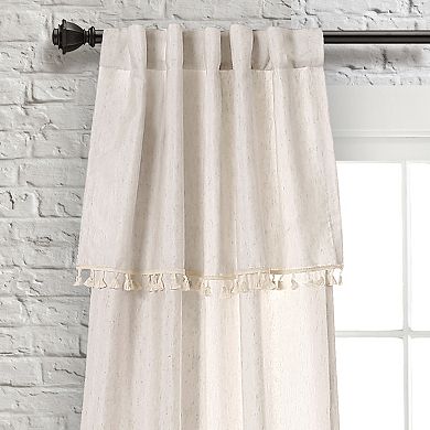 Lush Decor Ivy Tassel Window Curtains Set