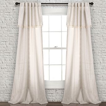 Lush Decor Ivy Tassel Window Curtains Set