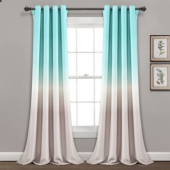 Lush Decor 2-pack Umbre Fiesta Room Darkening Window Curtains - 52" x 84"