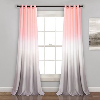 Lush Decor 2-pack Umbre Fiesta Room Darkening Window Curtains - 52" x 84"