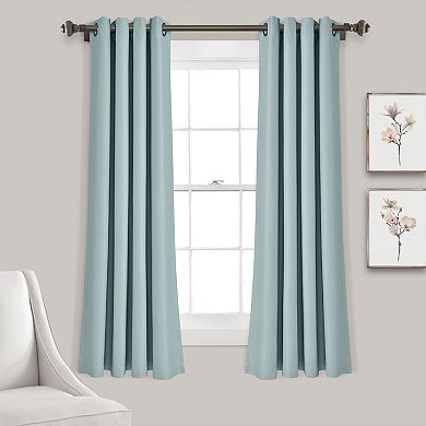 Lush Decor Insulated Grommet Blackout Window Curtains Set