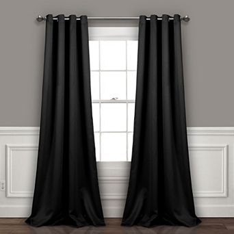 Lush Decor Insulated 100% Blackout Window Curtains Set