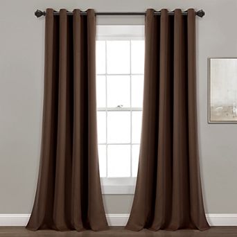 Lush Decor Insulated 100% Blackout Window Curtains Set