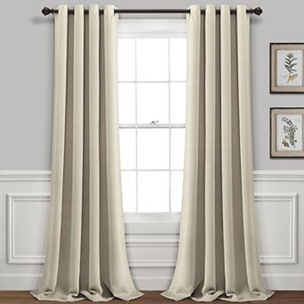 Lush Decor Insulated 100% Blackout Window Curtains Set