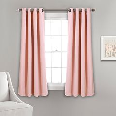 63 Inches Pink Curtains Drapes Window Treatments Home Decor