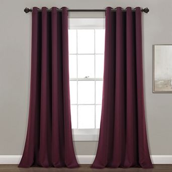 Lush Decor Insulated 100% Blackout Window Curtains Set