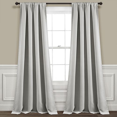 Lush Decor 2-pack Insulated Grommet Blackout Window Curtains