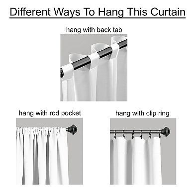 Lush Decor 2-pack Mid Century Room Darkening Window Curtains - 52" x 84"