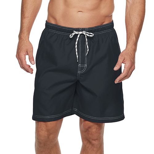 Men's Croft & Barrow® Solid Swim Trunks