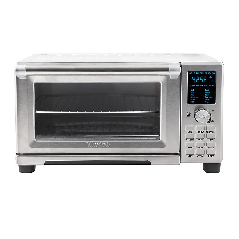 NuWave Bravo Air Fryer Toaster Oven As Seen on TV, Multicolor