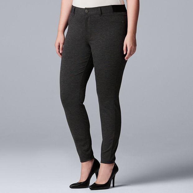 Women's Simply Vera Vera Wang Skinny Ponte Pants