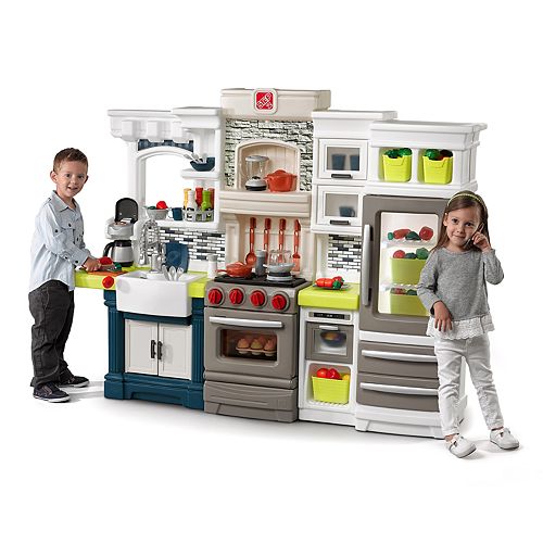 play kitchen set with running water