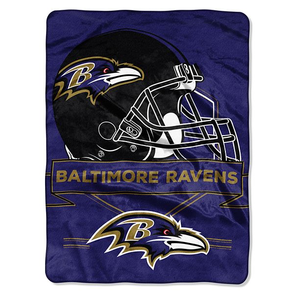 NFL Baltimore Ravens Helmet Personalized 60x80 Plush Fleece Blanket