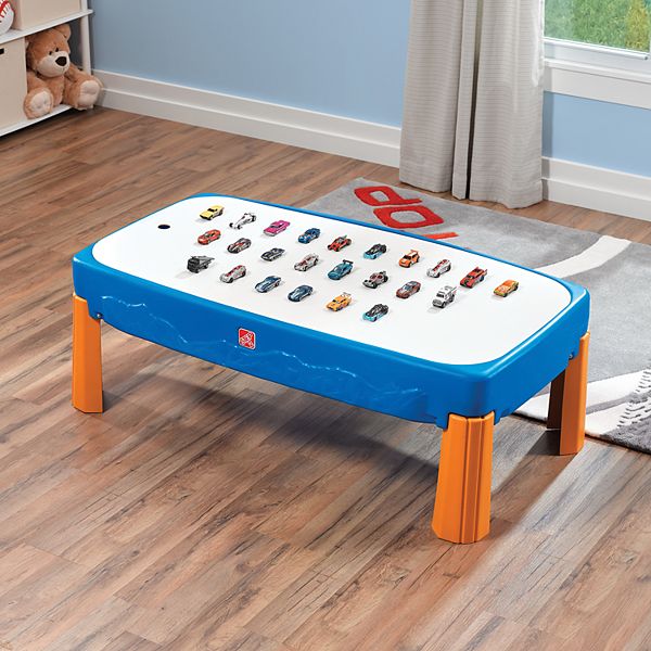 step 2 hot wheels car & track play table