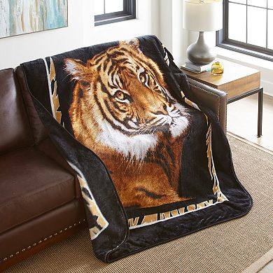 Shavel Home Hi Pile Tiger Luxury Oversized Throw