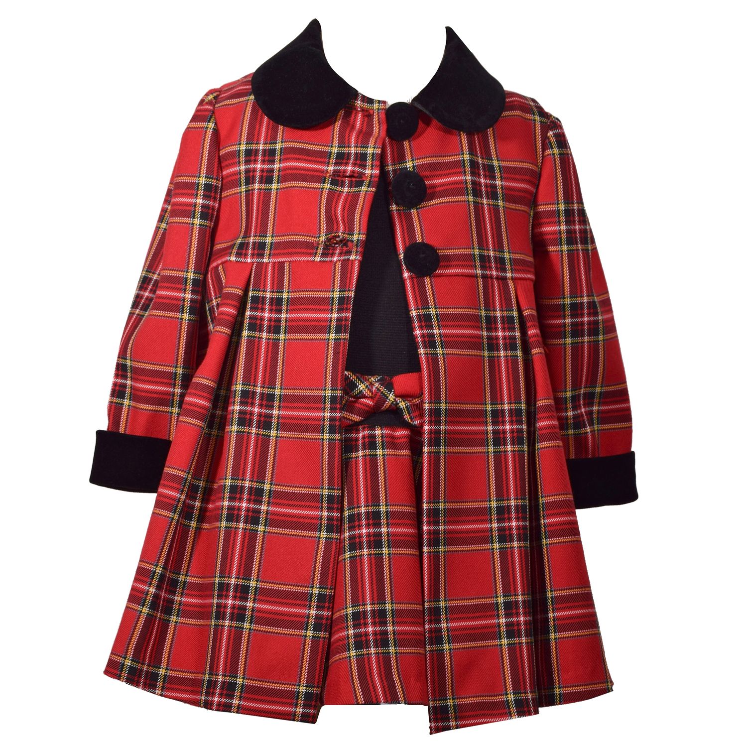 girls dress and coat set