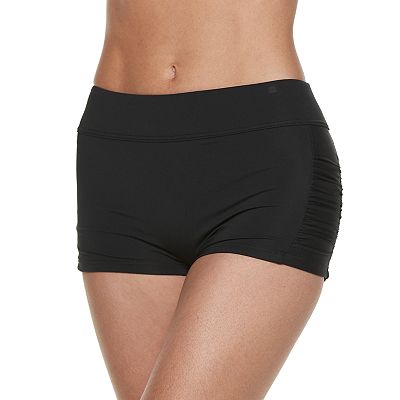 Ruched boyshort bikini bottoms store