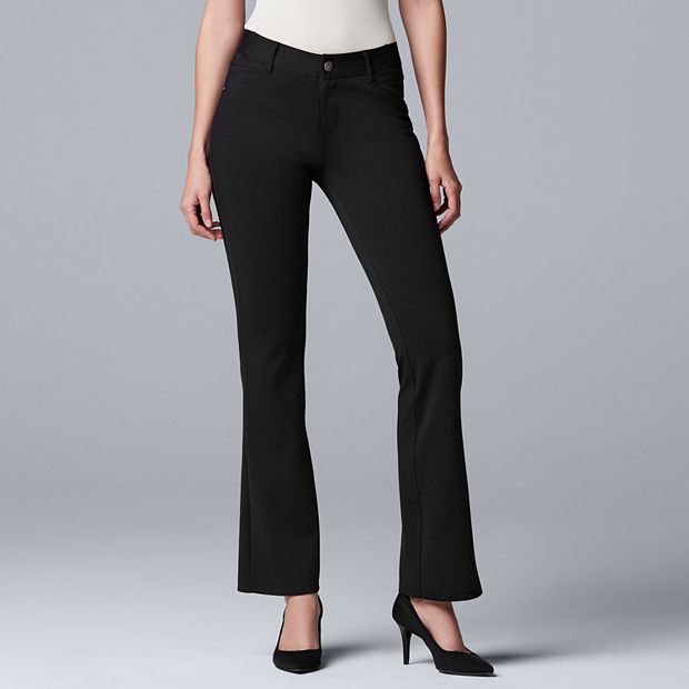 Women's simply vera vera wang ultra stretch bootcut pants cheap