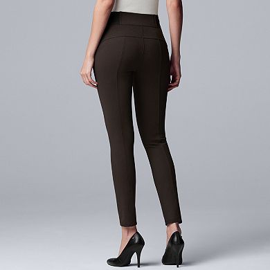 Women's Simply Vera Vera Wang Everyday Luxury Scuba Skinny Pants