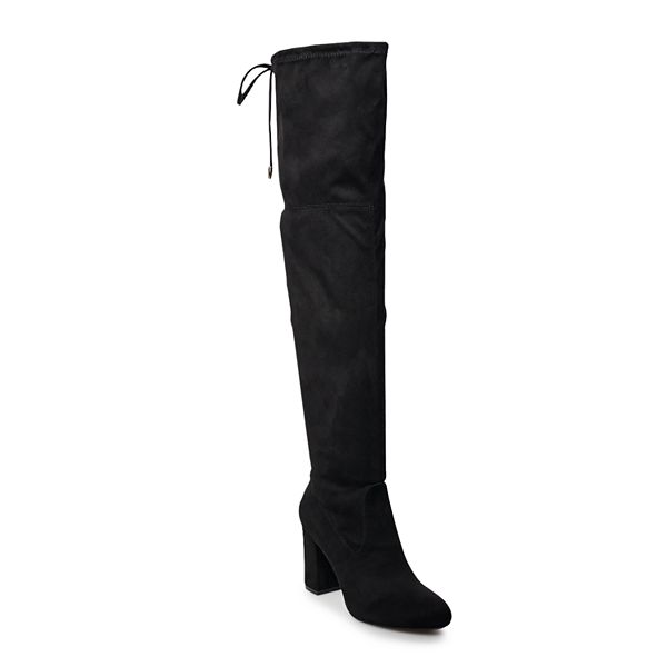 SO® Ladybug Women's Over-The-Knee High Heel Boots