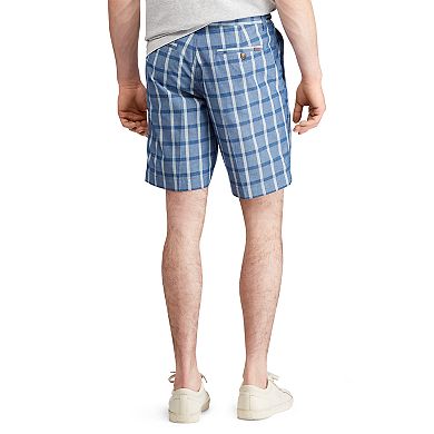 Men's Chaps Straight-Fit Stretch Poplin Flat-Front Shorts