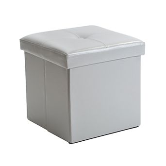 Simplify Small Collapsible Folding Storage Ottoman