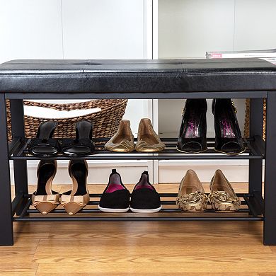 Simplify Bench Shoe Storage Rack 