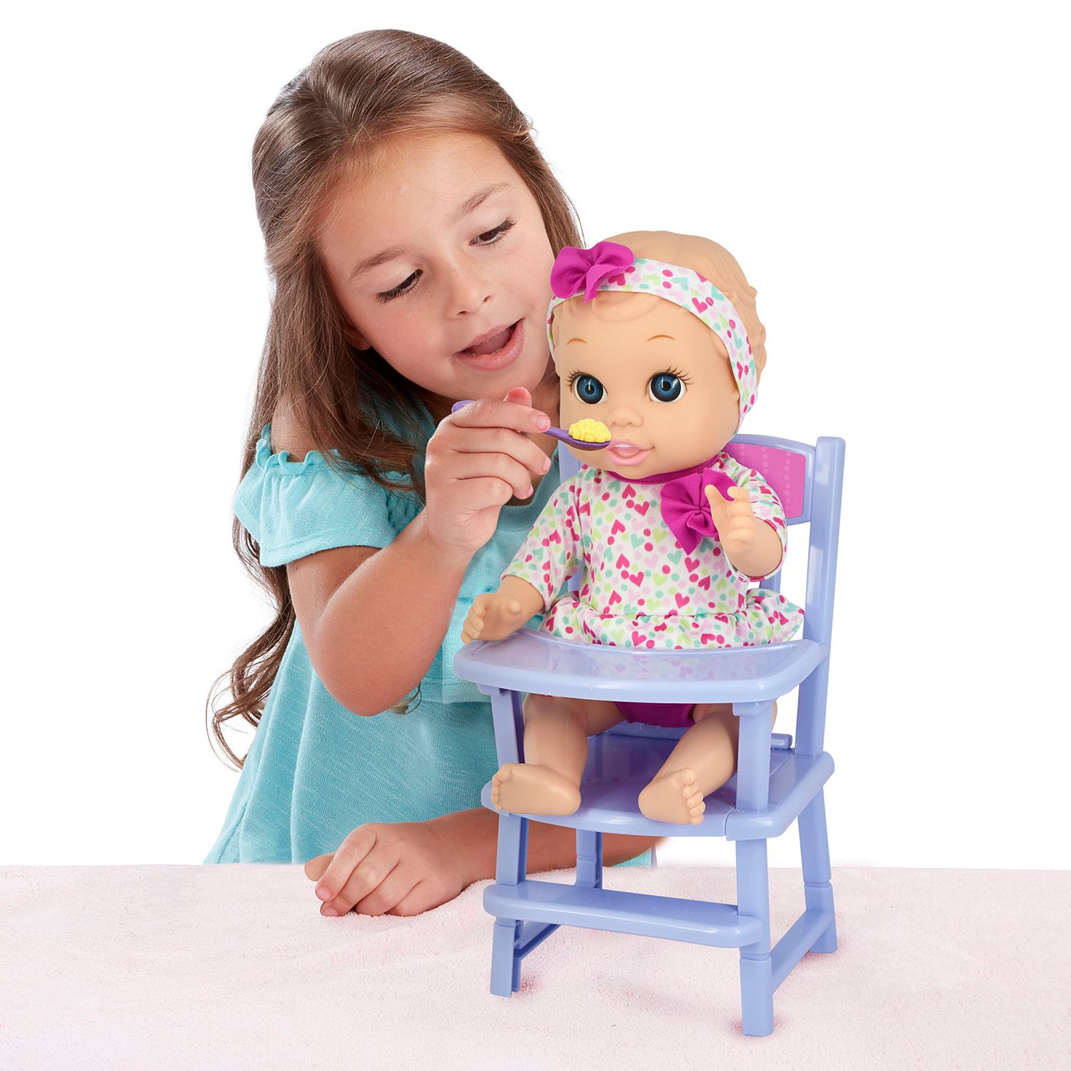 feeding doll