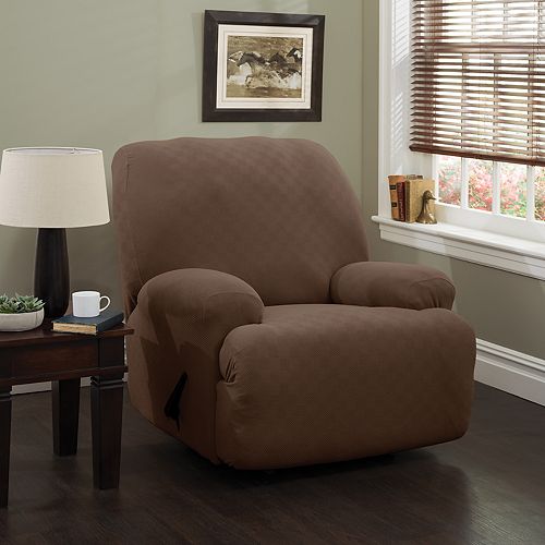 Jeffrey Home Stretch Sensations Stretch Newport Jumbo Recliner Slipcover