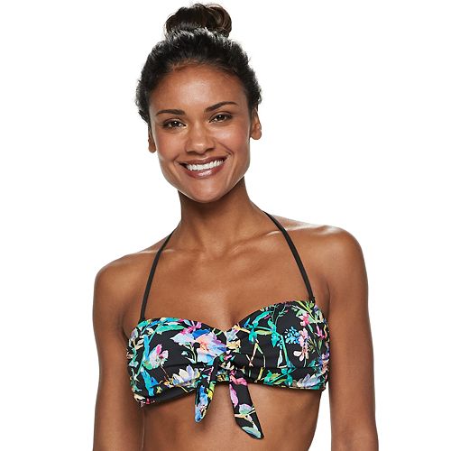 Women's Apt. 9® Bust Enhancer Bandeau Bikini Top