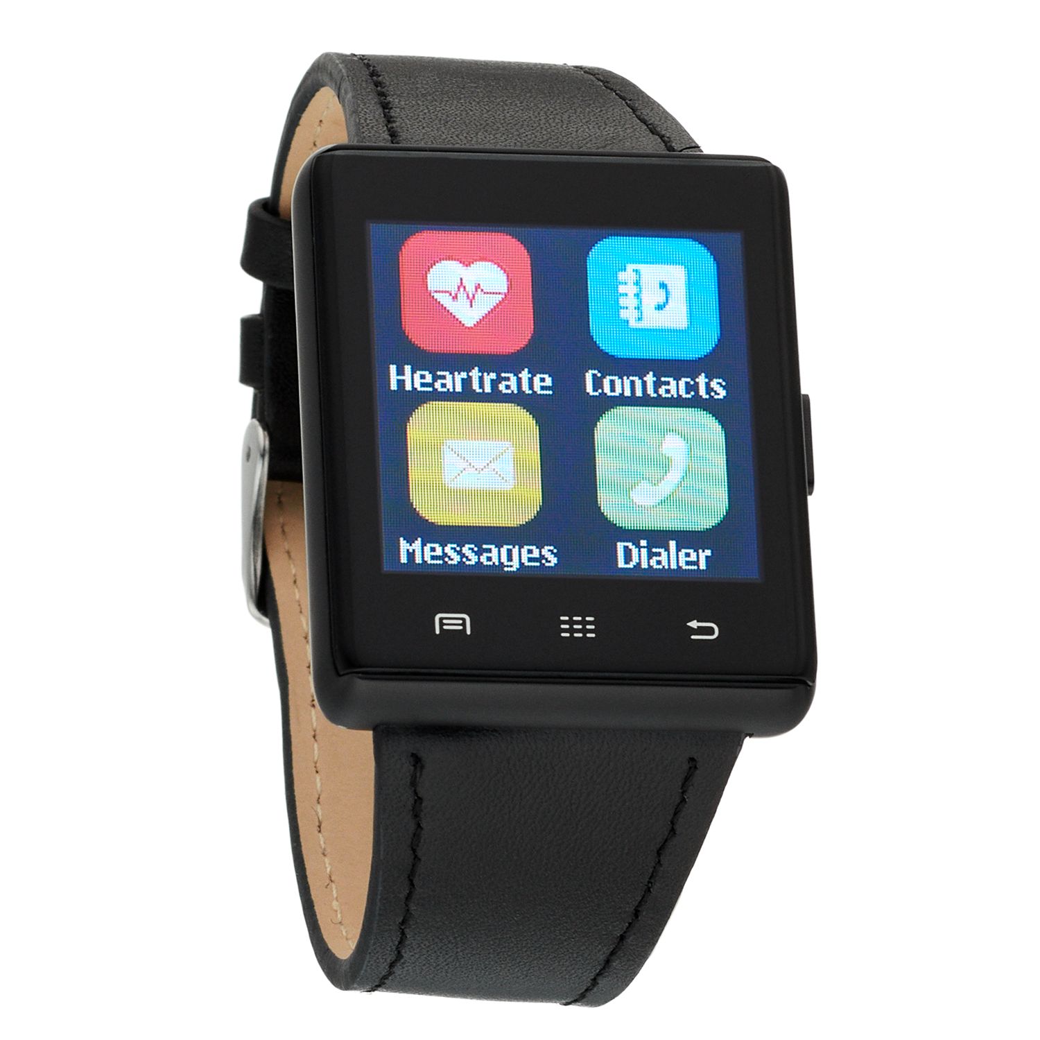 itouch air 2 smartwatch with heart rate monitor and silicone strap