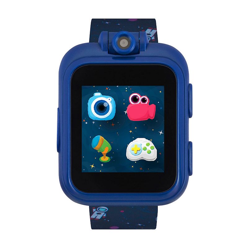 PlayZoom Kids Smartwatch with Navy Outer Space Printed Strap
