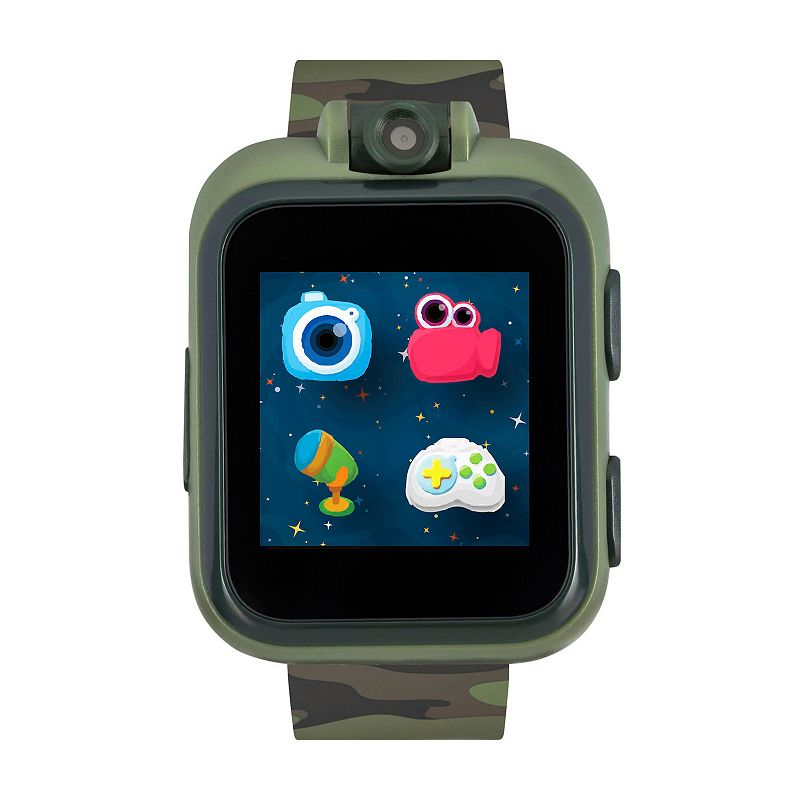 PlayZoom Kids Smartwatch with Olive Camouflage Printed Strap