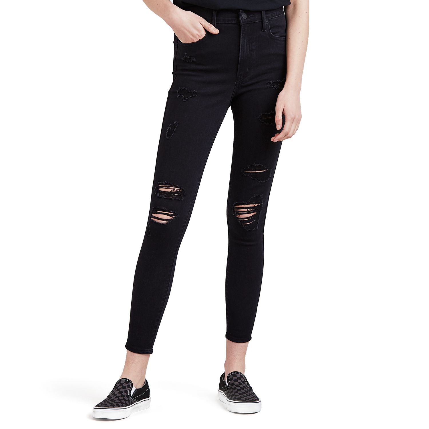 levi's women's mile high ankle skinny jeans