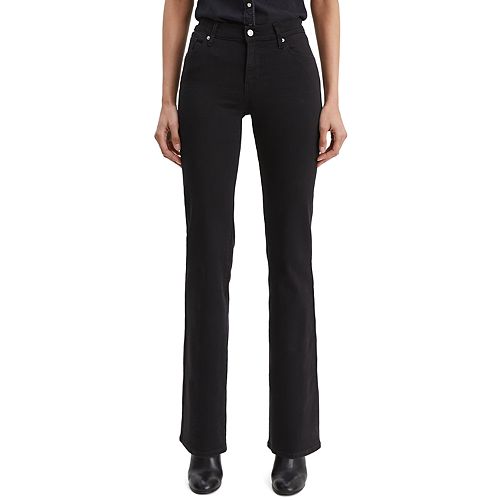 levi mid rise bootcut jeans