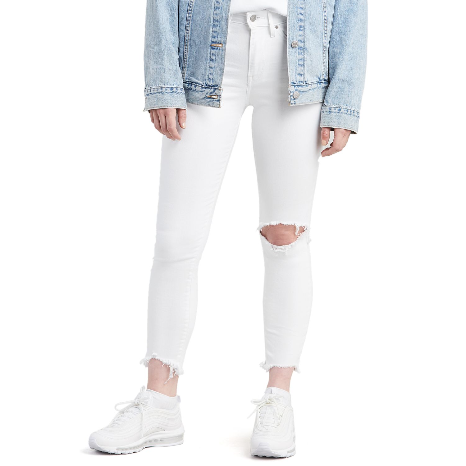 ladies levi white jeans