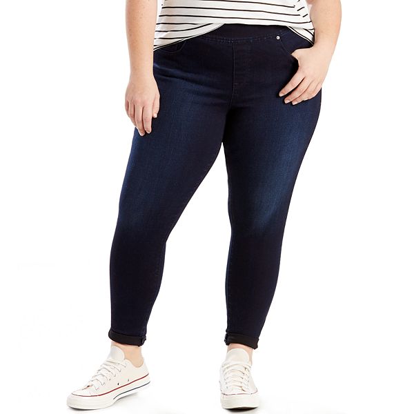 Introducir 38+ imagen plus size levi’s perfectly shaping pull on leggings