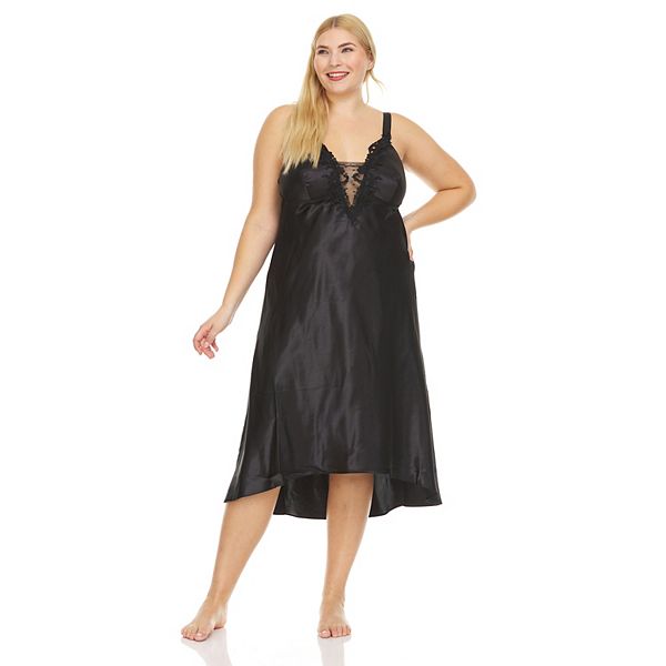 Plus Size Flora by Flora Nikrooz Stella Satin Nightgown