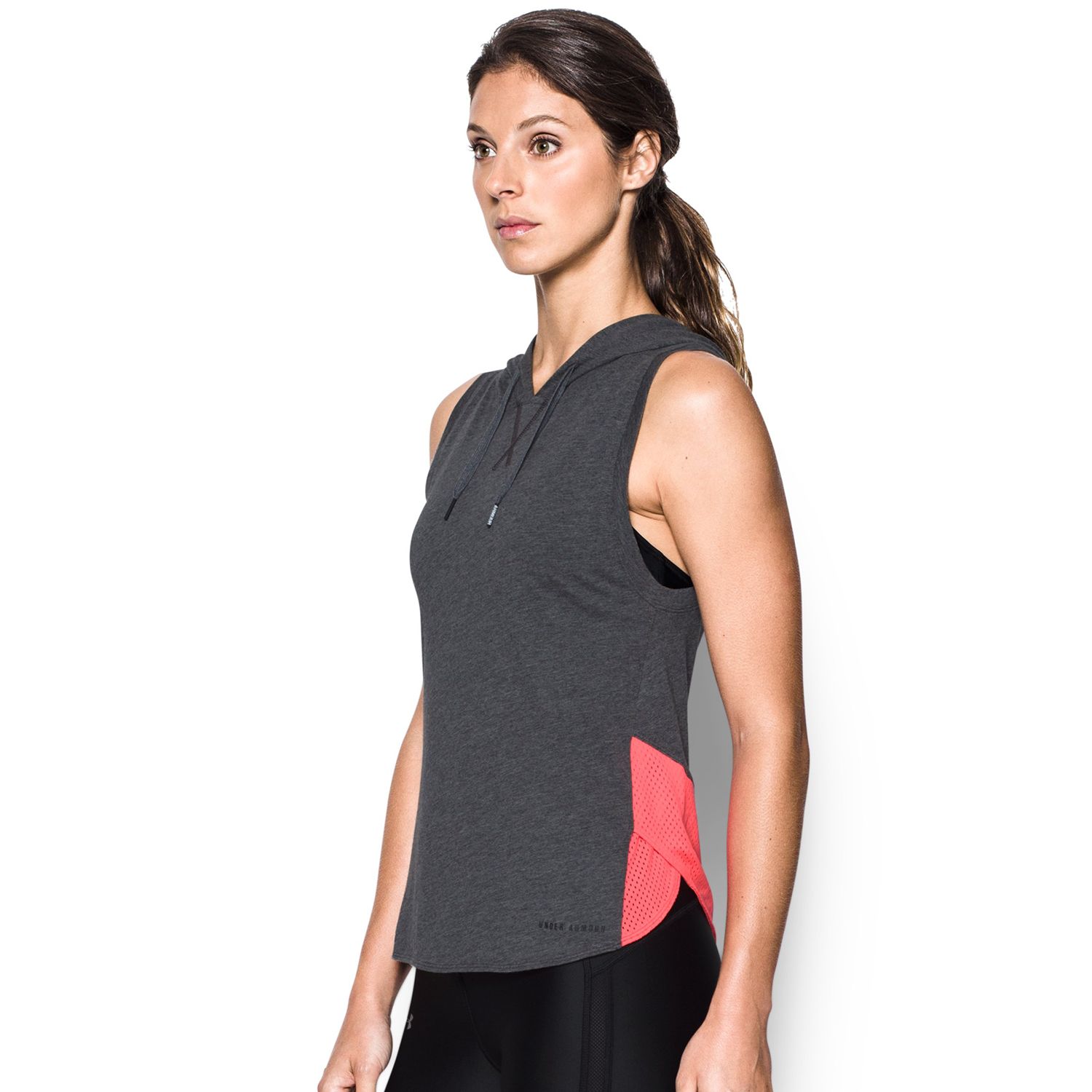 under armour sleeveless hoodie women's