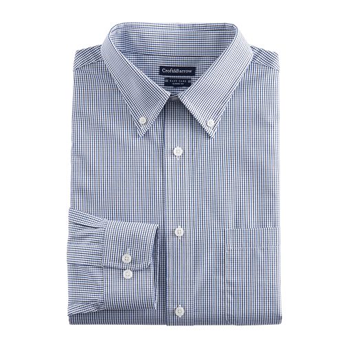 Men's Croft & Barrow® Classic-Fit Easy Care Button-Down Collar Dress Shirt