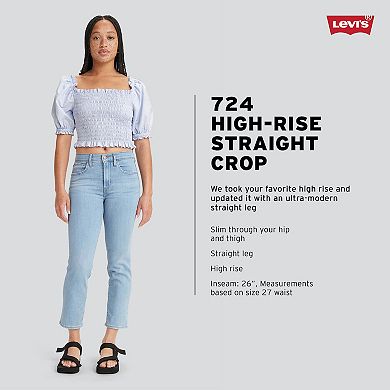 Women's Levi's® 724™ High Rise Straight-Leg Crop Jeans