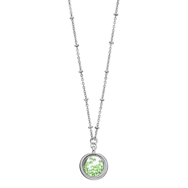 Small Birthstone Shaker Necklace