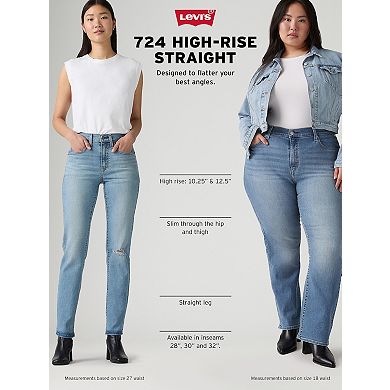 Women's Levi's 724™ High-Waisted Straight-Leg Jeans