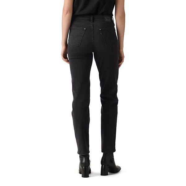 levi's 724 high waisted straight jeans