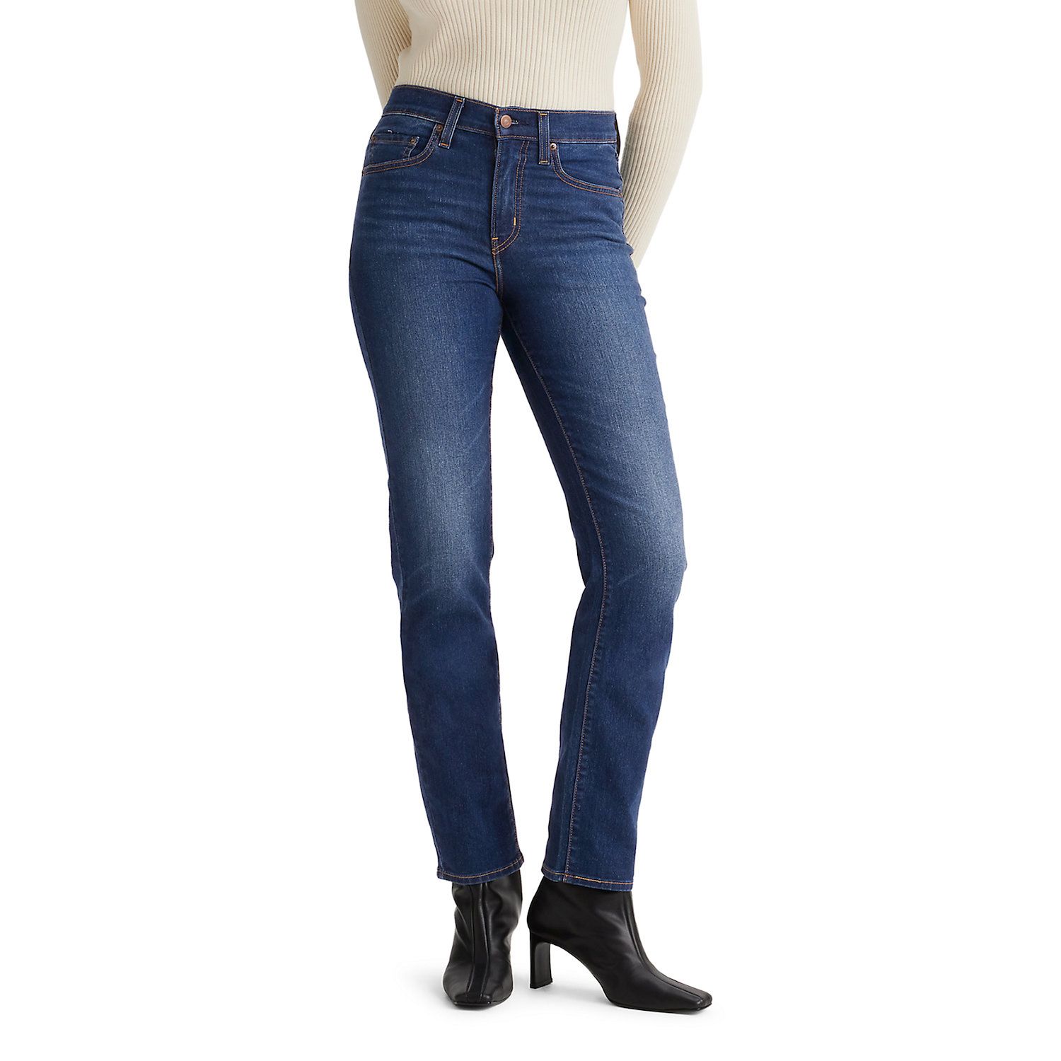 724 high rise straight women's jeans