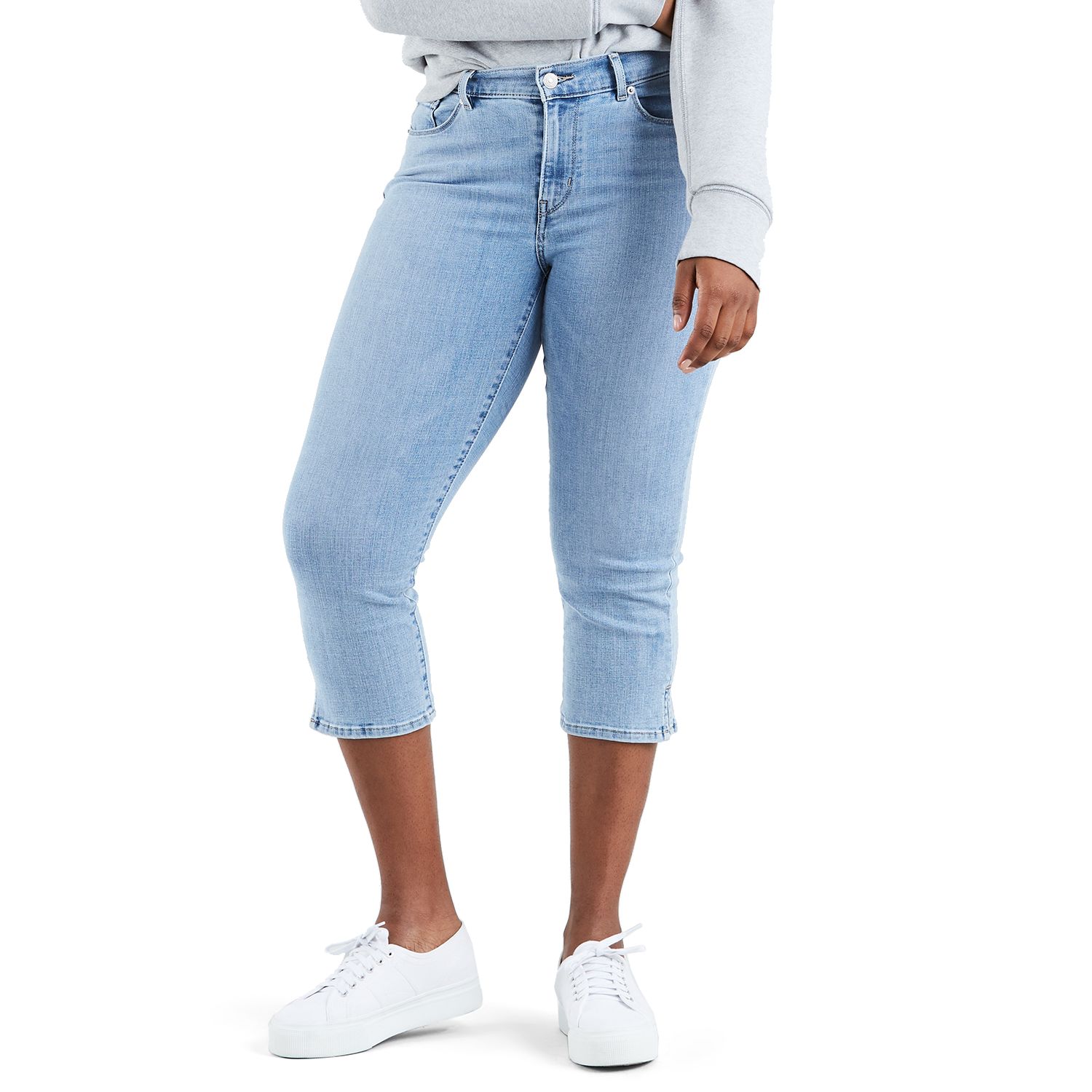 women's levi's classic capri jeans